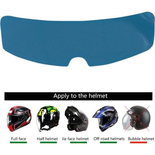Universal Helmet Rainproof And Fog-proof Lens Patch MotorcycleType Helmet Anti-rain Anti-fog Film