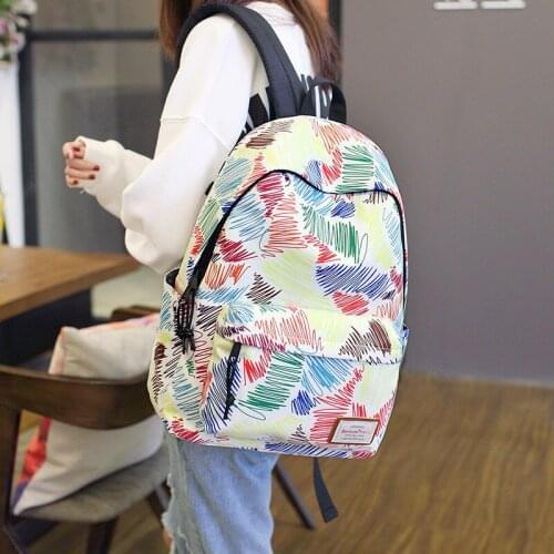 Waterproof Women Backpack College Style School bags For Teenage Girls Cute Casual Travel Backpack Bookbag 14-15.6" laptop bag