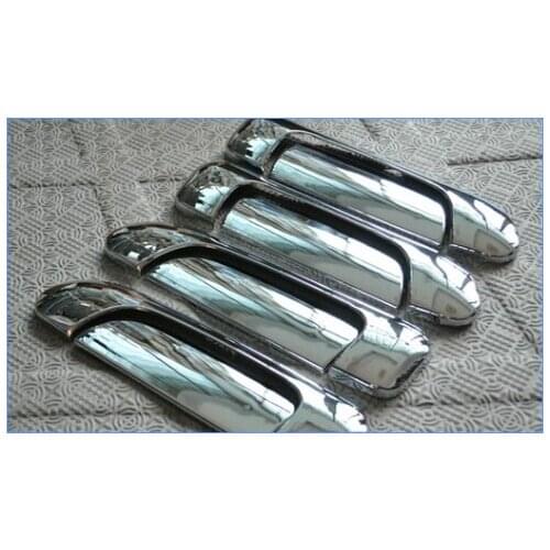 Free shipping! Higher star ABS chrome 8pcs door handle cover For Honda JAZZ/FIT 2008- 2013