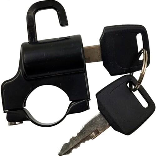 For Honda Yamaha Kawasaki Suzuki KTM Victory Motorcycle dIrt bike Anti-theft Helmet Lock Security For 7/8'' 22mm Handlebar