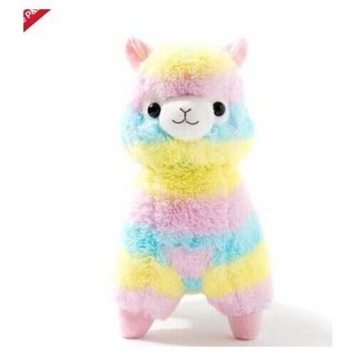 For Cute Kids Rainbow Alpacasso Kawaii Alpaca Lama Arpakasso Soft Plush Toy Gift