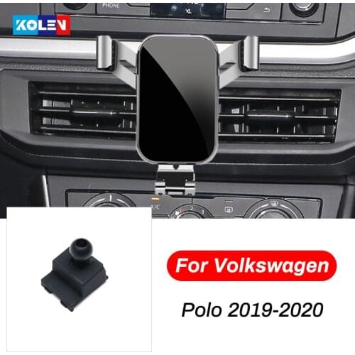 For Volkswagen VW Polo MK6 2019 2020 Car Mobile Phone Holder Gravity Stand Cellphone Special Mount Support Navigation Bracket