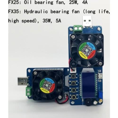 Electronic Load USB Load Tester 35W Constant Current Battery Capacity Tester