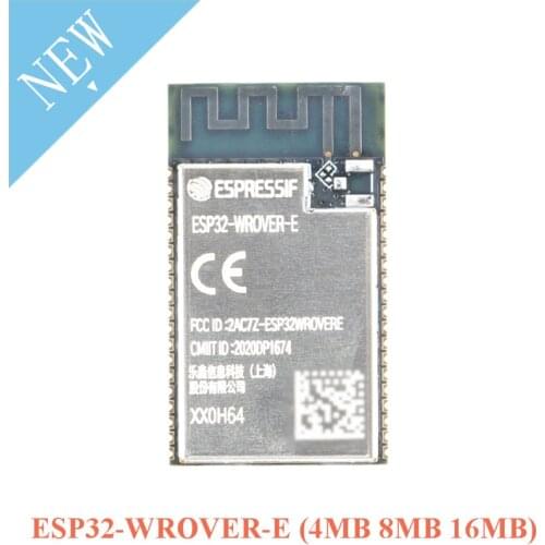 ESP32-WROVER-E ESP32-WROVER 4MB 8MB 16MB Flash Memory ESP32 Dual-core WiFi Bluetooth-compatible Wireless Module IoT IPEX Antenna