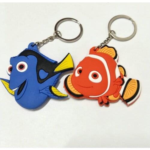 Disney Finding Nemo Fashion Anime Toy Figures Keychain Cartoon Keyholder Birthday Children Gifts
