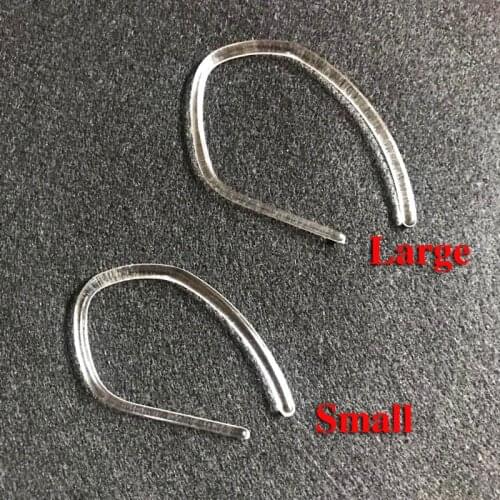 New 2pcs Clear Replacement Earhook Ear Hook for Jabraes style bluetooth Wireless Eeadphone Ear hook