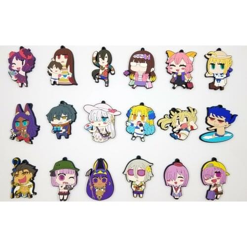 New Arrival Fate/Grand Order/Fate Apocrypha Original Japanese Anime Figure Rubber Mobile Phone Charms/Key Chain/Strap