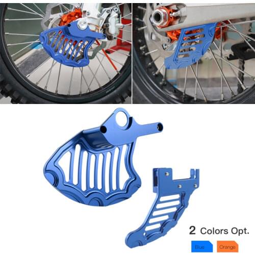 Front Rear Brake Disc Guard Protector For Husqvarna TE FE TC FC 125 250 300 350 450 2014 For Husaberg FE FX 390 450 2009-2014