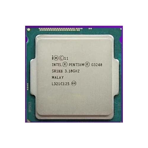 Intel Pentium Processor G3240 g3240 LGA1150 Dual-Core C0 SR1K6, SR1RL 3.1GHz L3 3MB Cache Desktop can work