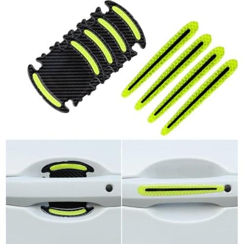 Car door handle door bowl Reflective Sticker Accessories for Ford Focus Fusion Escort Kuga Ecosport Fiesta Falcon Mondeo EDGE