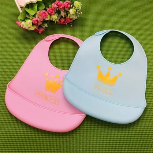 Baby Bibs Waterproof Silica Gel Silicone Feeding Baby Saliva Towel Newborn Cartoon Waterproof Aprons Baby Infant Burp Cloths