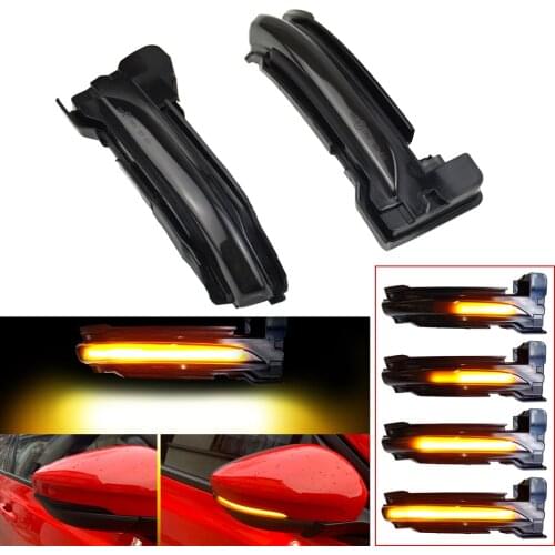 Flowing Water Blinker LED Dynamic Turn Signal Light for Ford Focus Mk4 2017 -2020 Side Marker Flashing Indicator