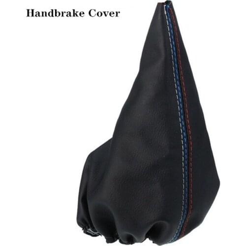 Car Gear Shift Collars Manual Handbrake Gaiter Boot Cover For BMW 3 Series E46 E36 M3 Car Styling
