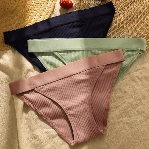CHRLEISURE Women 2 Pcs Brief Set Sexy Mid-Rise Panties Female Underpants Elastic Breathable Fit Underwear Briefs Suit
