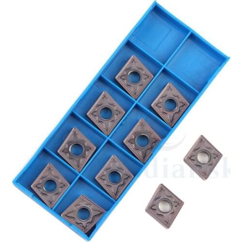 10Pcs CNMG120404-HM CNMG120408-HM PC9030 Carbide Inserts CNMG120408-HM CNMG120404-HM NC3020 CNC Lathe Tool External Turning Tool