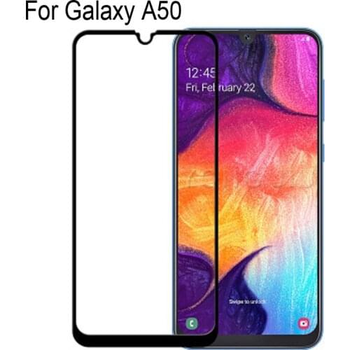 2PCS 9D Full Curved Screen Protector For Samsung Galaxy A50 a50 Full Cover Tempered Glass GalaxyA50 a 50 Protective Flim