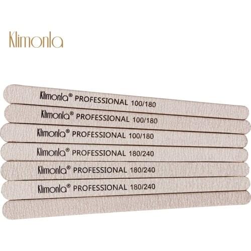 20Pcs/Set Mix Gray Wooden Nial Filie 100/180 180/240 Grit Straight Stick Buffing Block Gel Manicure Beauty Nail Art Tools Files