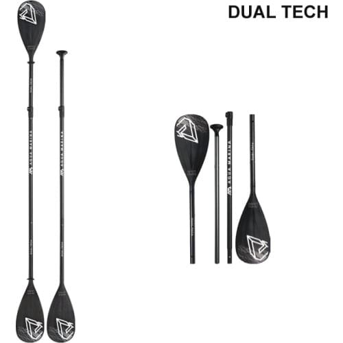 2021 AQUA MARINA double use paddle DUAL TECH kayak inflatable boat sup board stand up paddle surfboard extendable oar T handle