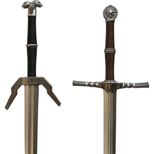 Anime wizard cosplay Geralt of Rivia sword White Wolf sword Weapon Prop Role Play PU Model Toy Prop 105cm