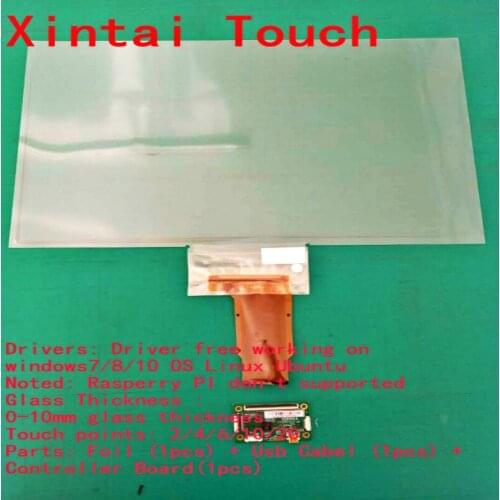 Fast Shipping 4pcs 21.5" to Russia dual capacitive touch foil with 10 touch points