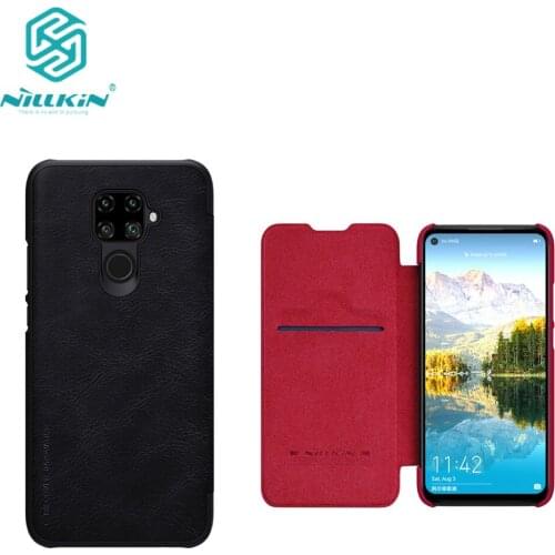 For Huawei Nova 5i Pro phone case Nillkin vintage Qin flip cover PU Leather Case PC plastic back case for huawei nova 5i pro