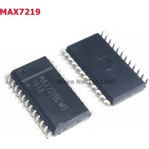 10pcs/lot MAX7219CWG MAX7219EWG SMD SOP24 LED Display Driver Chip