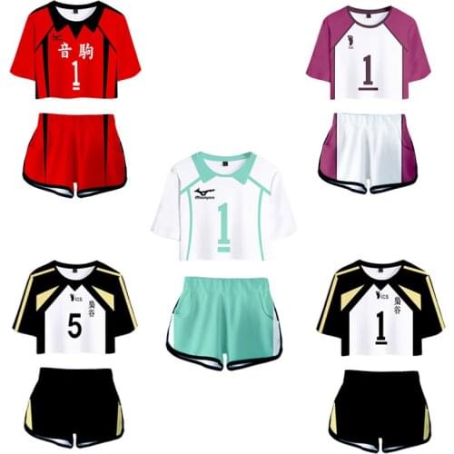 Hot!Anime Volleyball Cosplay Costume Kuroo Tetsurou Jersey Cos Kozume Kenma Sports Wear Number 1 & 5 Cosplay Clothing
