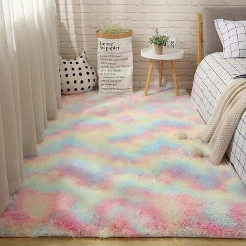 Living room tea table bedroom floor bedside carpet soft woolen carpet floor mat