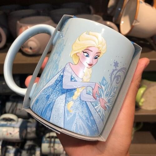 Shanghai Disney Frozen Aisha Princess Color Changing Mug Ceramic Water Cup Decoration Gift AG2246