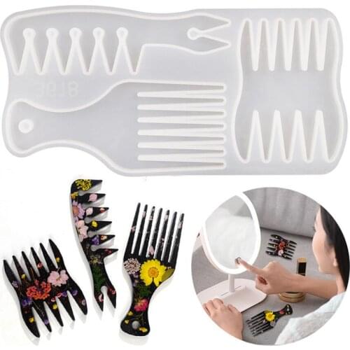 Silicone Comb Mold Resin DIY Casting Mold Jewelry Resin Mould Handcraft Epoxy Resin Mould for DIY Jewelry
