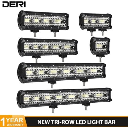 7'' 12'' 22'' 20'' 28'' 36'' inch 12V 24V offroad led light bar Spot Flood Combo led Work Light for Jeep Car 4WD Truck SUV ATV