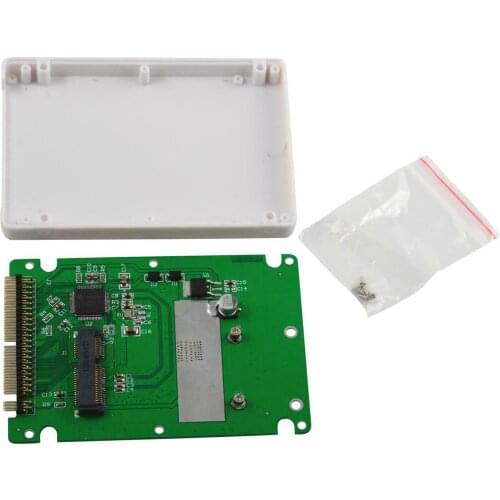 Msata 2.5" PATA/IDE Solid State Drive Housing Adapter Housing 9.5mm Solid State Drive