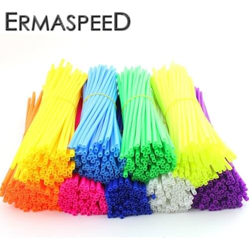 36pcs Universal 17cm Motorcycle Wheel Spoke Wraps Rims Skins Protector Dirt Bike Motocross Rims Decoration Protector