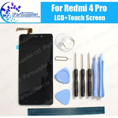 For Xiaomi Redmi 4 Pro LCD Display+Touch Screen 100% High Quality LCD Digitizer Glass Panel Replacement For Xiaomi Redmi 4 Prime