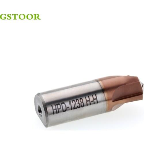 1PC PLD-V1238TIN-H 1035 1645 2045 2556 TIN-H Center Drill Bit Material Metal Processing CNC Mechanical lathe Tools