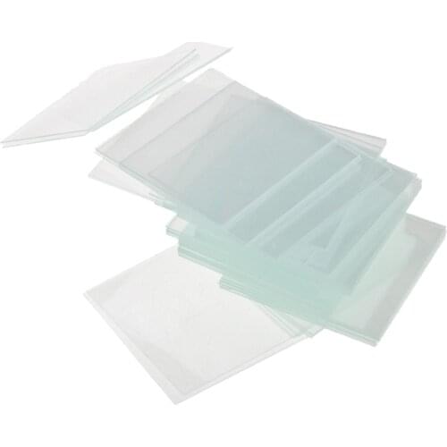 50pcs Microscope Glass Slide Cover Slips 18x18mm for Lab Science Education