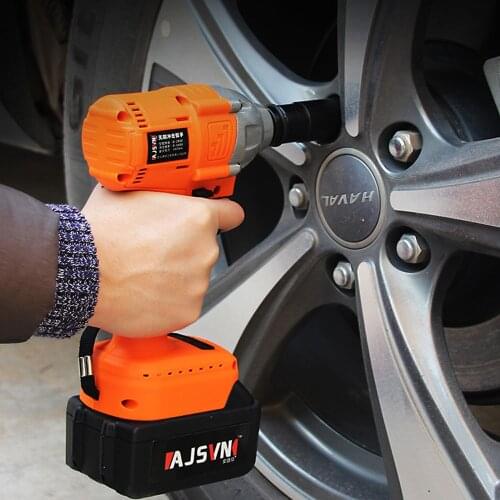 Anjieshun Household High-quality Electric Rechargeable Brushless Impact Wrench Cordless with one 21V Lithium Battery Power Tool