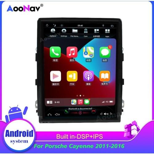 10.4 Inch Car Radio For Porsche Cayenne 2011-2016 GPS Navigation Stereo Multimedia Player Vertical Screen 2 Din Head Unit