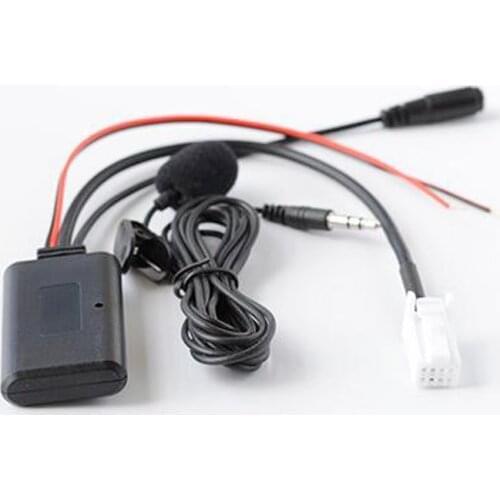 Biurlink Car Bluetooth Receiver Music Adapter AUX-IN Audio Cable Microphone Handsfree For Suzuki Vitara SX4 Grand 2007-10