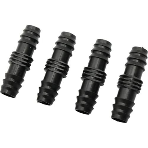 Double Barbed Straight Connector 1/2 Inch Tank connection Hose Fittings Quick Coupling Pipe Connector Greenhouse Adapter 10 Pcs
