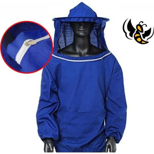 Beekeeper Suit Cover Blue Protection Outfit Sting Proof Ventilated For Adults