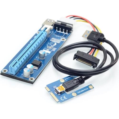 Mini PCIe to PCI express 16X Riser for Laptop External Video Card EXP GDC Miner mPCIe to PCI-e slot Expansion Card