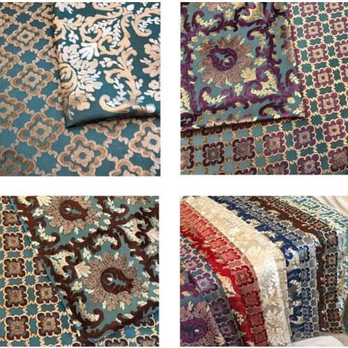 Nordic style new polyester sofa fabric, jacquard cut pile fabric for pillow