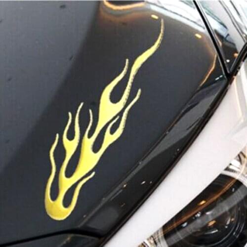 Personalized Auto Decor Accessories 3d Flame Sticker Truck Motorcycle Car Pvc Window Exterior Parts Decals Car Stickers
