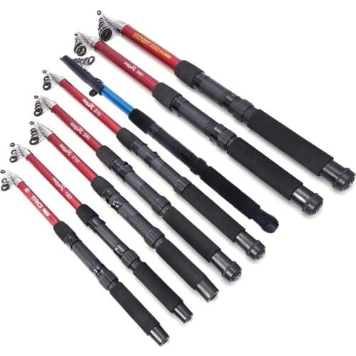 2021 Top Fishing Rod Fiberglass Casting 1.5-4.5m Tackle Telescopic Spinning Portable