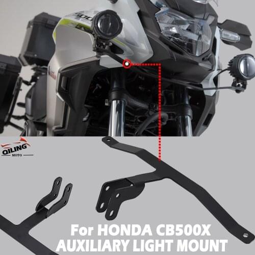 Fog Lights Light Mount For Honda CB500X CB 500 X 18 - 21 Auxiliary Light Mount Fog Lights Bracket Driving Lamp Spotlight Bracket