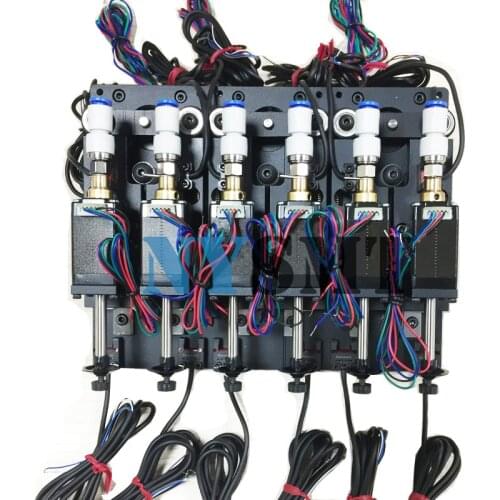 SMT DIY Head Nema8 hollow shaft stepper for smt pick up machine with place six head