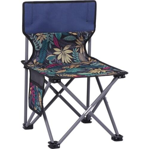 2021 Fall Outdoor Fishing Folding Chair Portable Comfortable Armless Chair with Carry Bag for Camping Fishing Sports Events