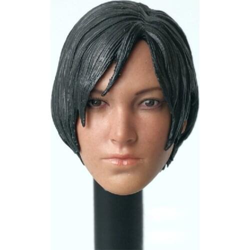 1/6 Scale Ada Wong Head Sculpt Model For 12'' Action Figure Model Dolls No.398