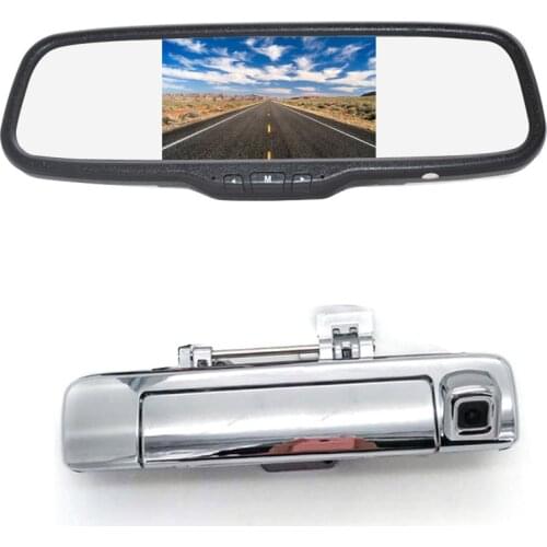 Vardsafe VS980C | Tailgate Reverse Backup Camera + 5 Inch Clip-on Rear View Mirror Monitor for Isuzu D-Max Dmax